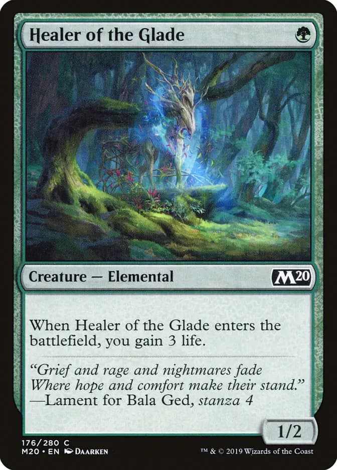 Card image of Healer of the Glade