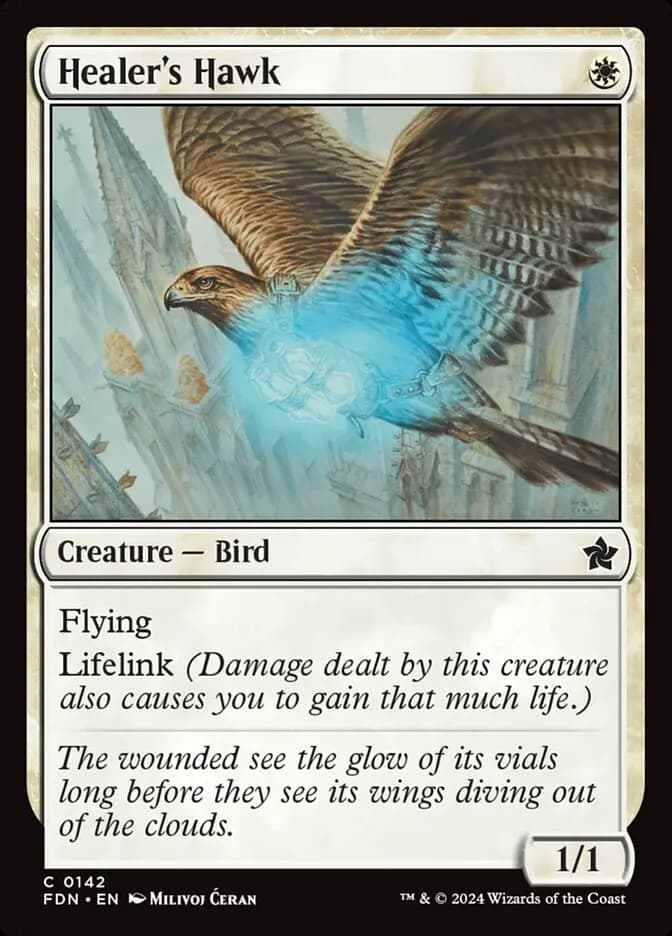 Card image of Healer's Hawk