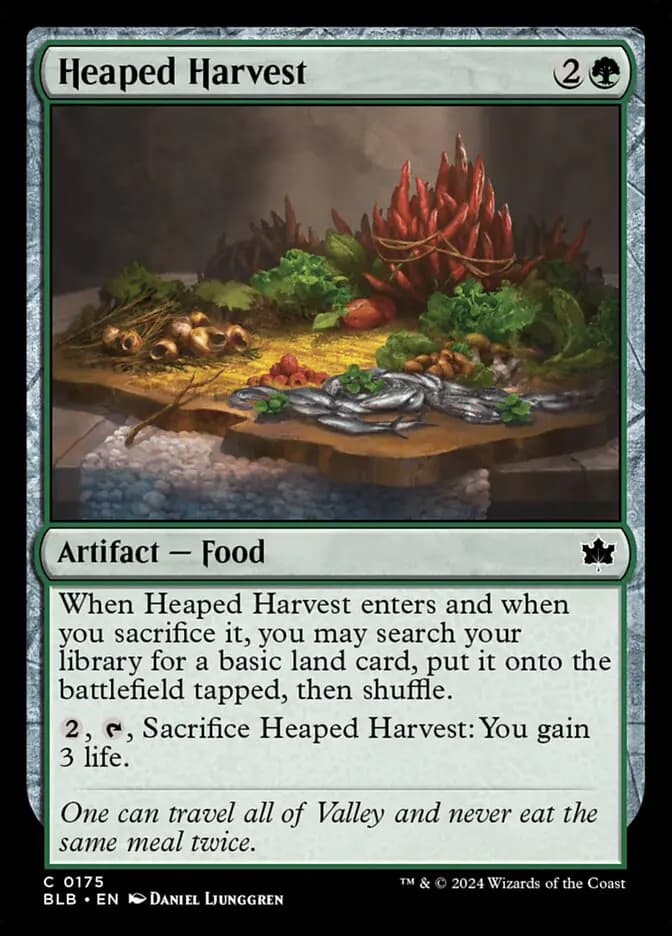 Card image of Heaped Harvest