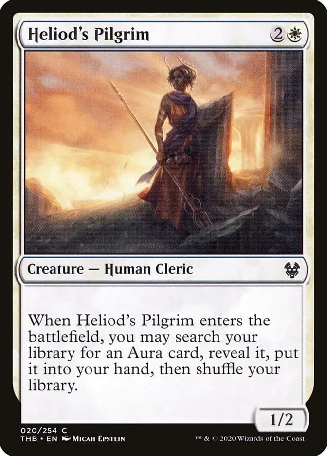 Card image of Heliod's Pilgrim