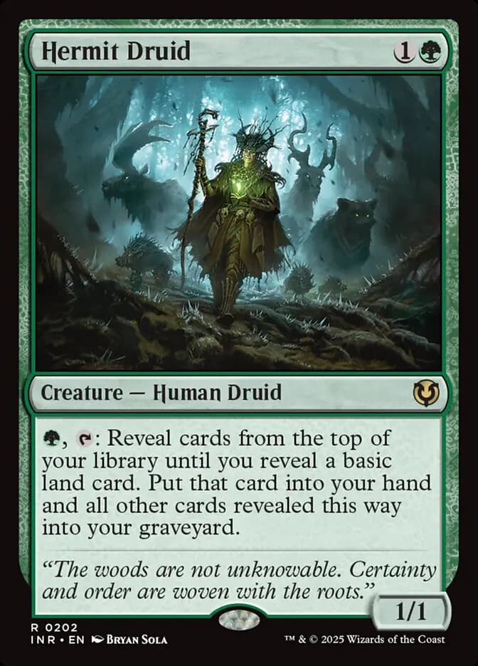 Card image of Hermit Druid