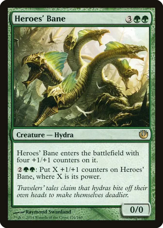 Card image of Heroes' Bane