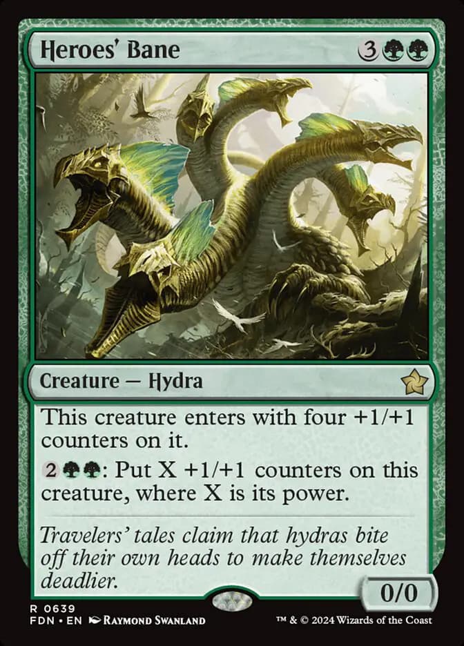 Card image of Heroes' Bane