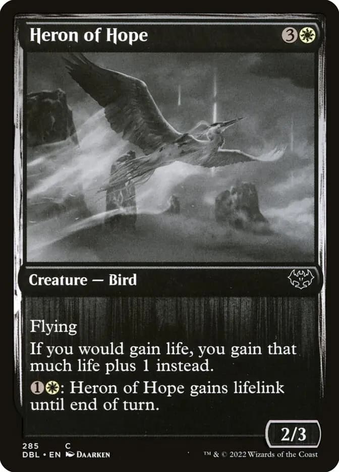 Card image of Heron of Hope