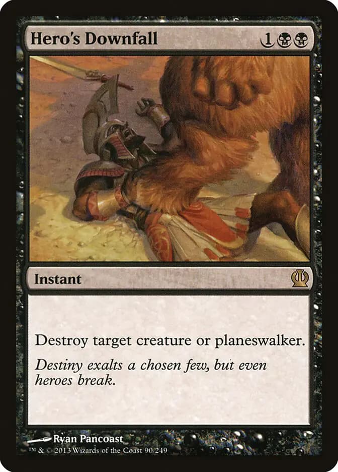 Card image of Hero's Downfall