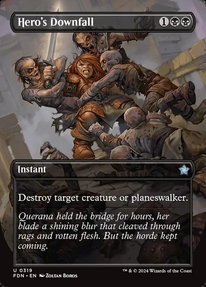 Card image of Hero's Downfall