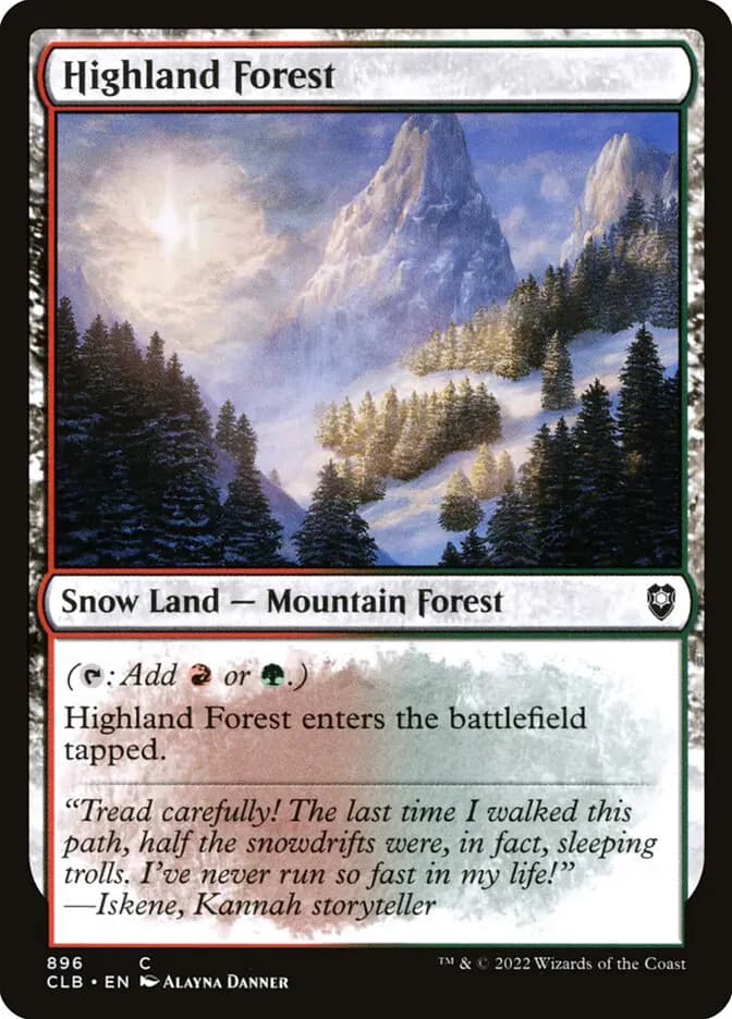 Card image of Highland Forest