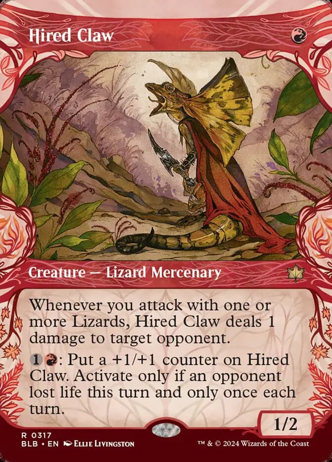 Card image of Hired Claw