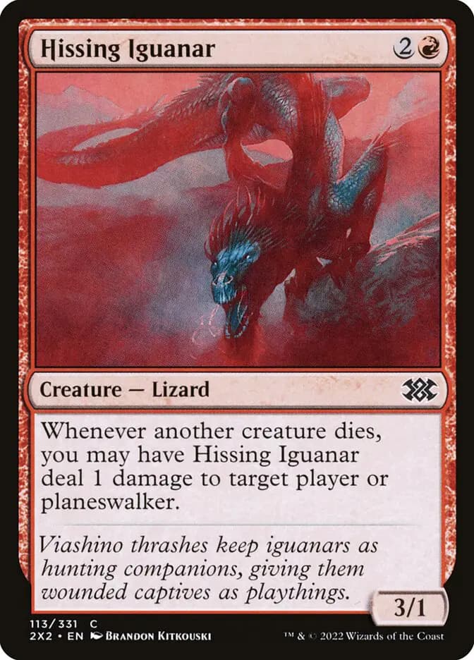 Card image of Hissing Iguanar