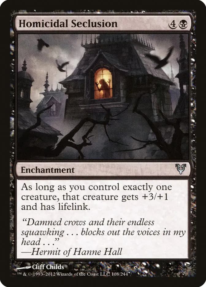 Card image of Homicidal Seclusion