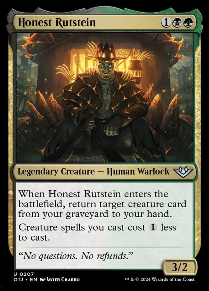 Card image of Honest Rutstein