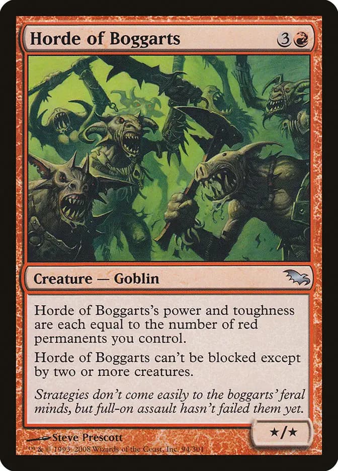 Card image of Horde of Boggarts