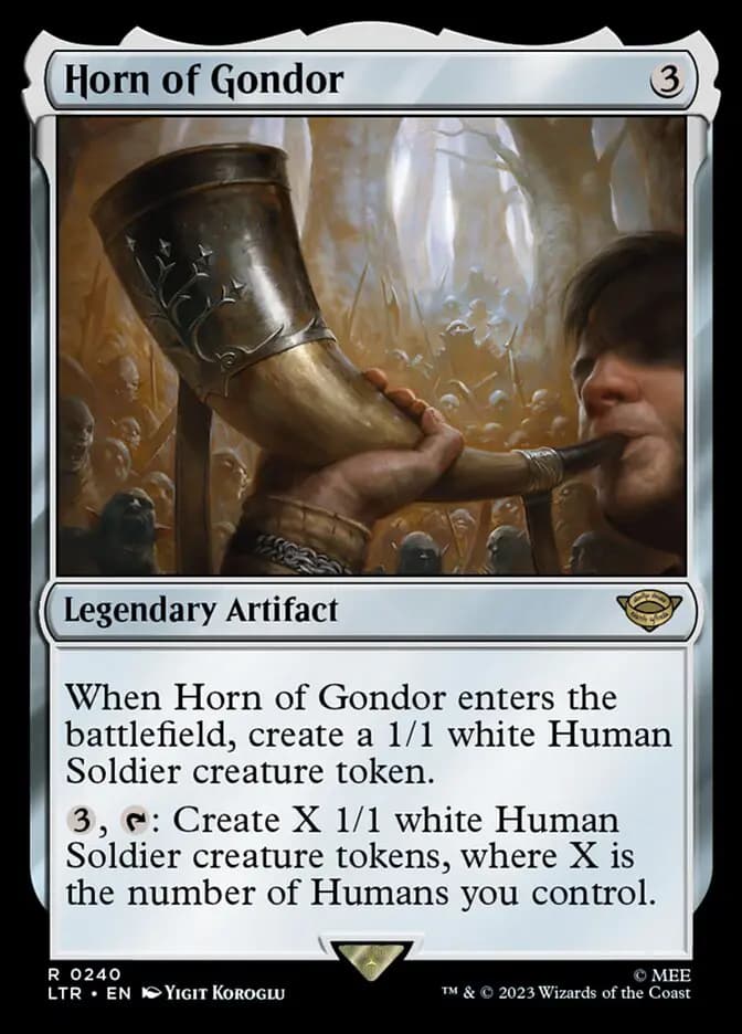 Card image of Horn of Gondor