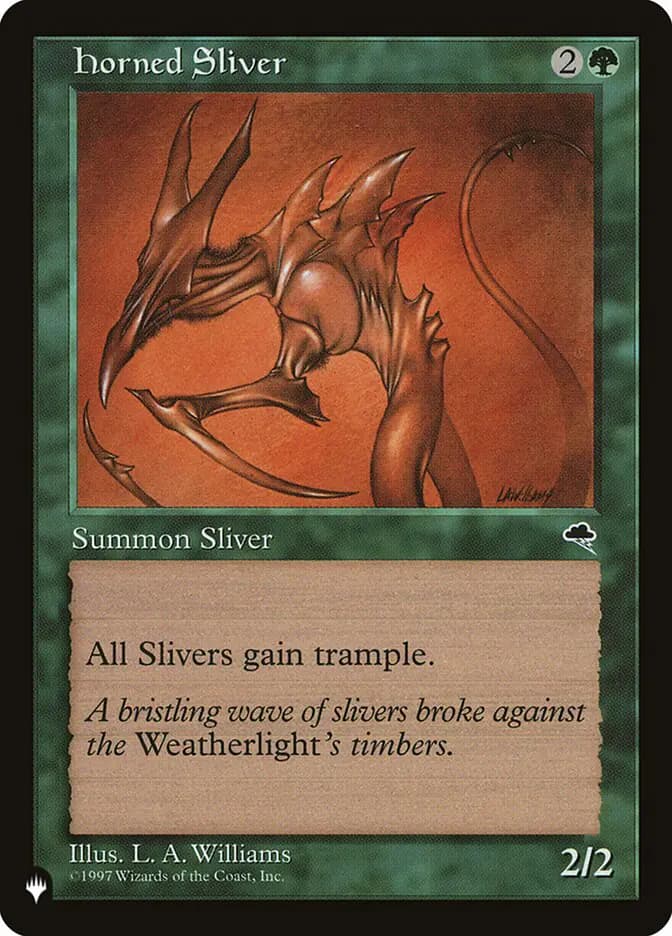 Card image of Horned Sliver