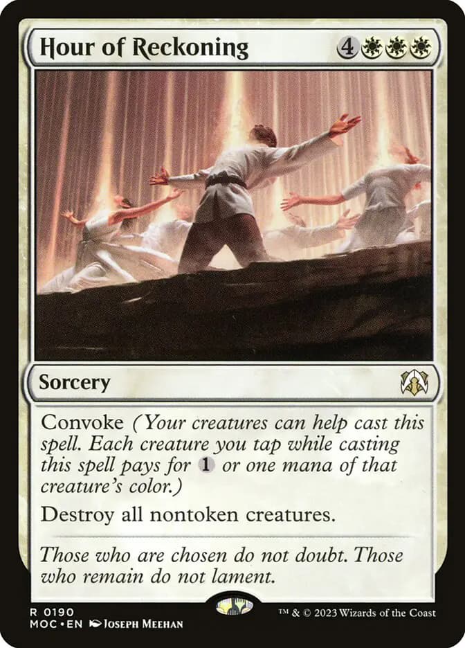 Card image of Hour of Reckoning