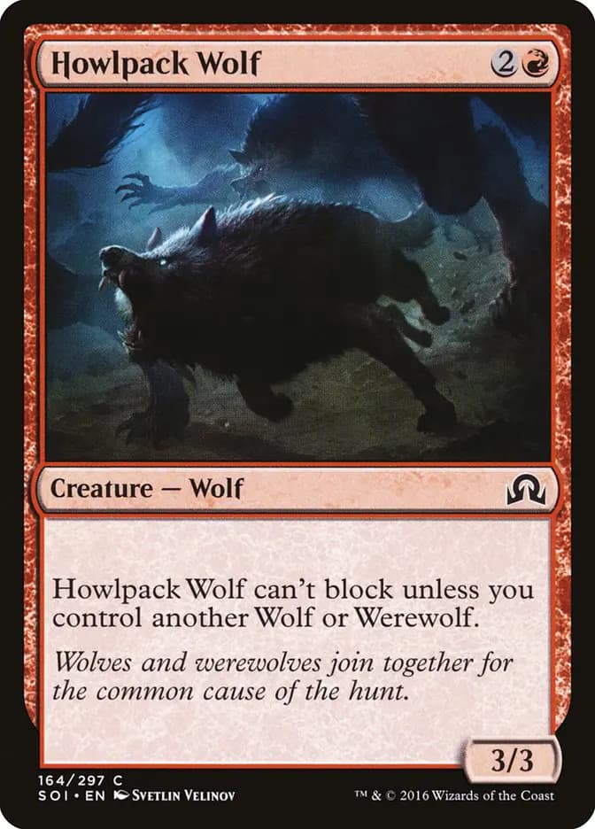 Card image of Howlpack Wolf