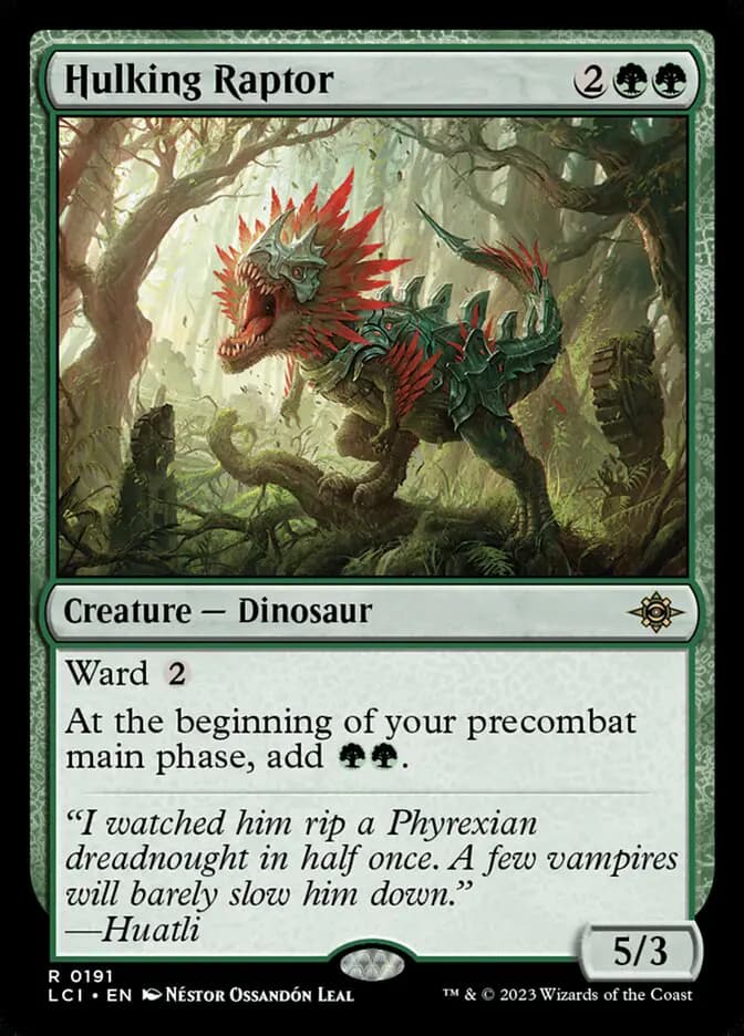 Card image of Hulking Raptor