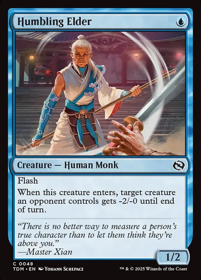 Card image of Humbling Elder