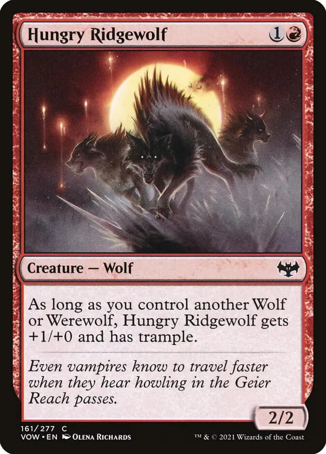 Card image of Hungry Ridgewolf