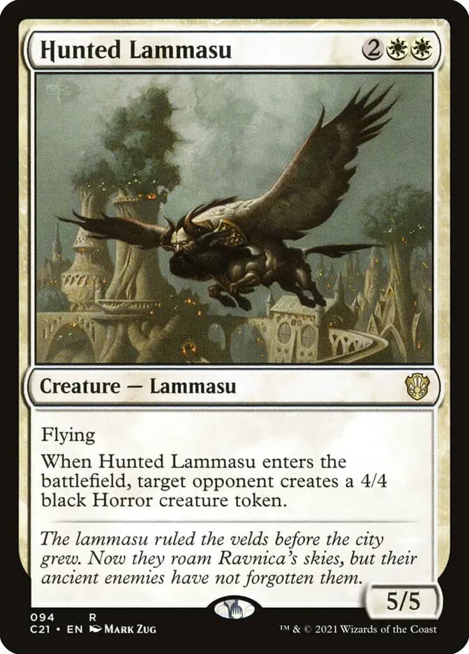 Card image of Hunted Lammasu