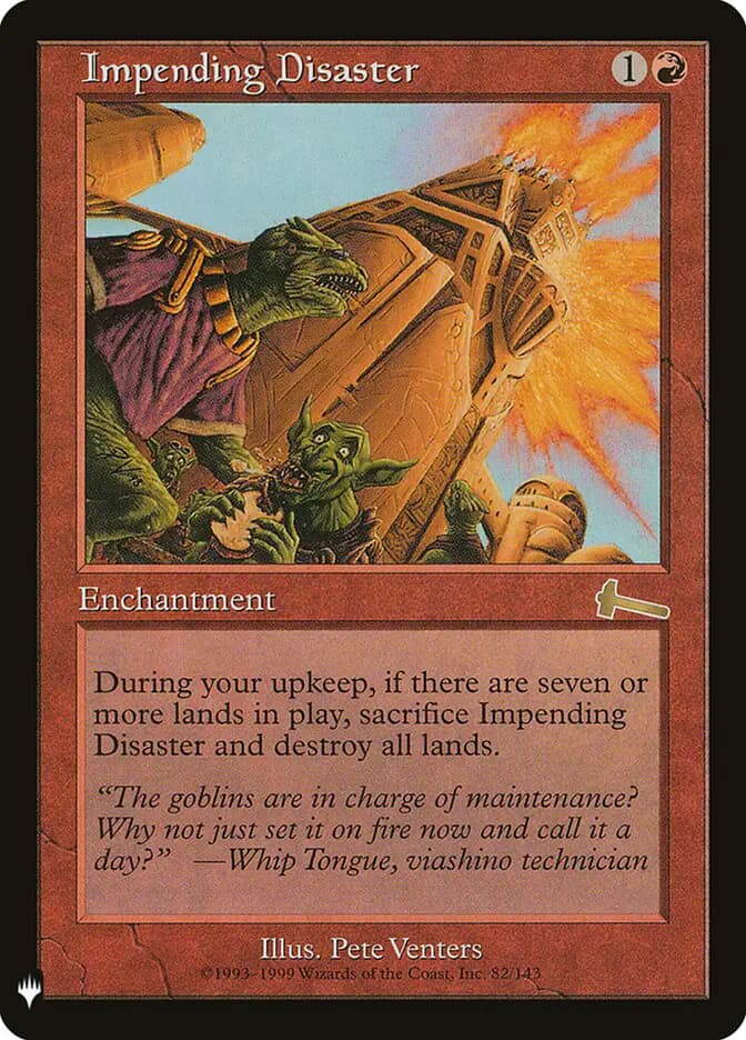 Card image of Impending Disaster