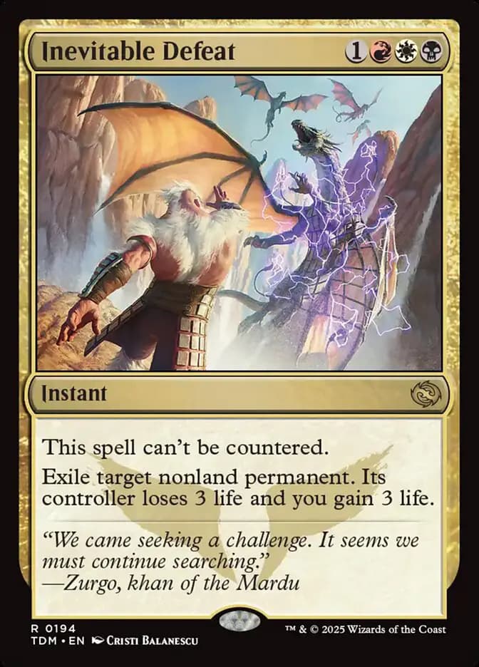 Card image of Inevitable Defeat