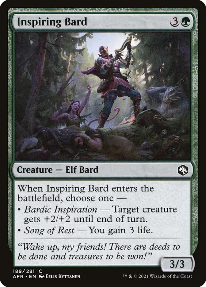 Card image of Inspiring Bard