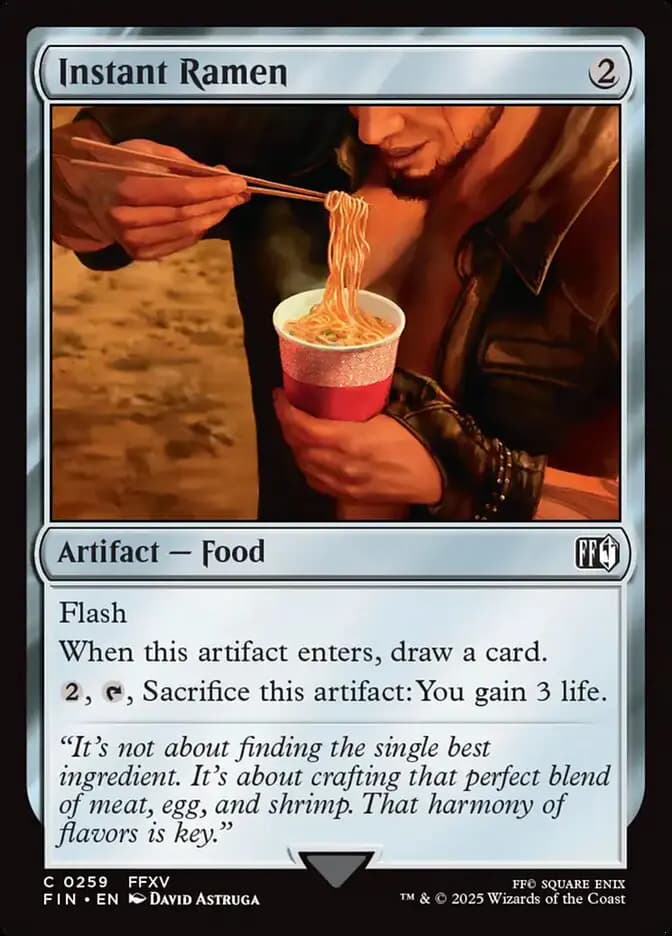 Card image of Instant Ramen