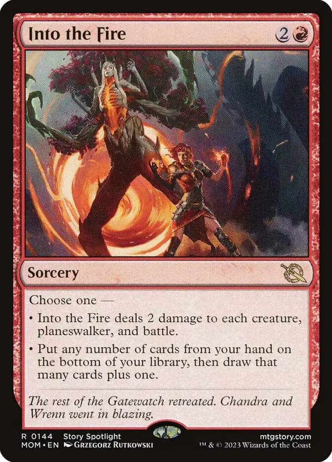 Card image of Into the Fire