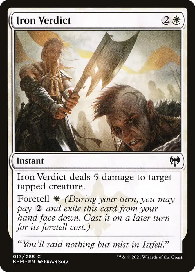 Card image of Iron Verdict