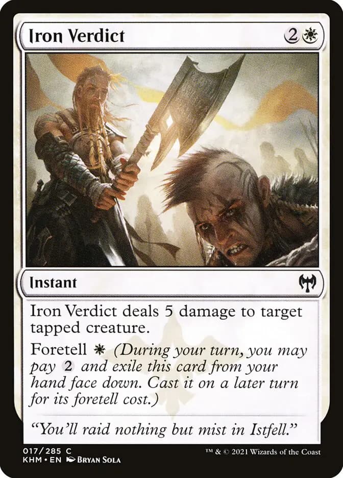 Card image of Iron Verdict
