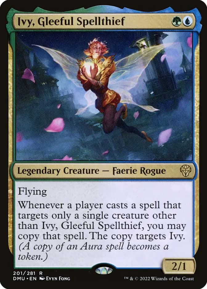 Card image of Ivy, Gleeful Spellthief