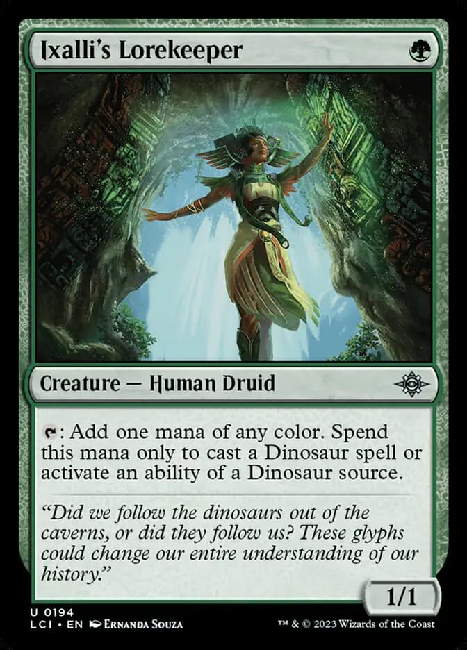 Card image of Ixalli's Lorekeeper