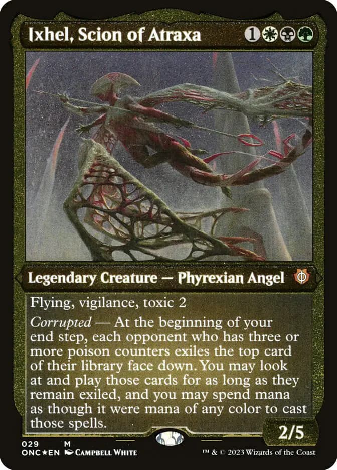 Card image of Ixhel, Scion of Atraxa