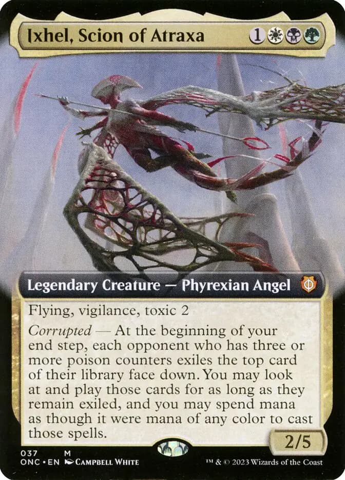 Card image of Ixhel, Scion of Atraxa