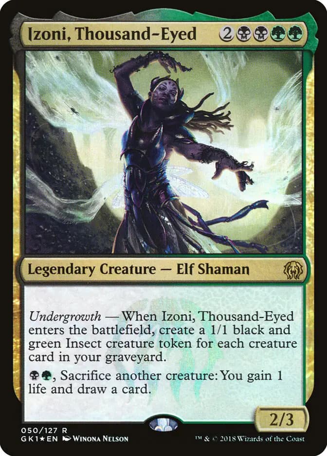 Card image of Izoni, Thousand-Eyed