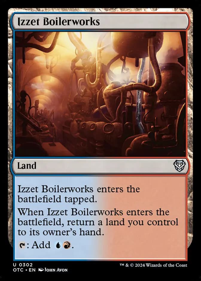 Card image of Izzet Boilerworks