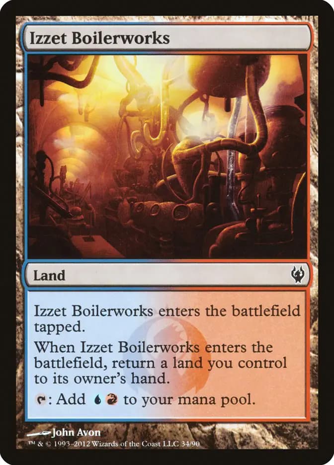 Card image of Izzet Boilerworks