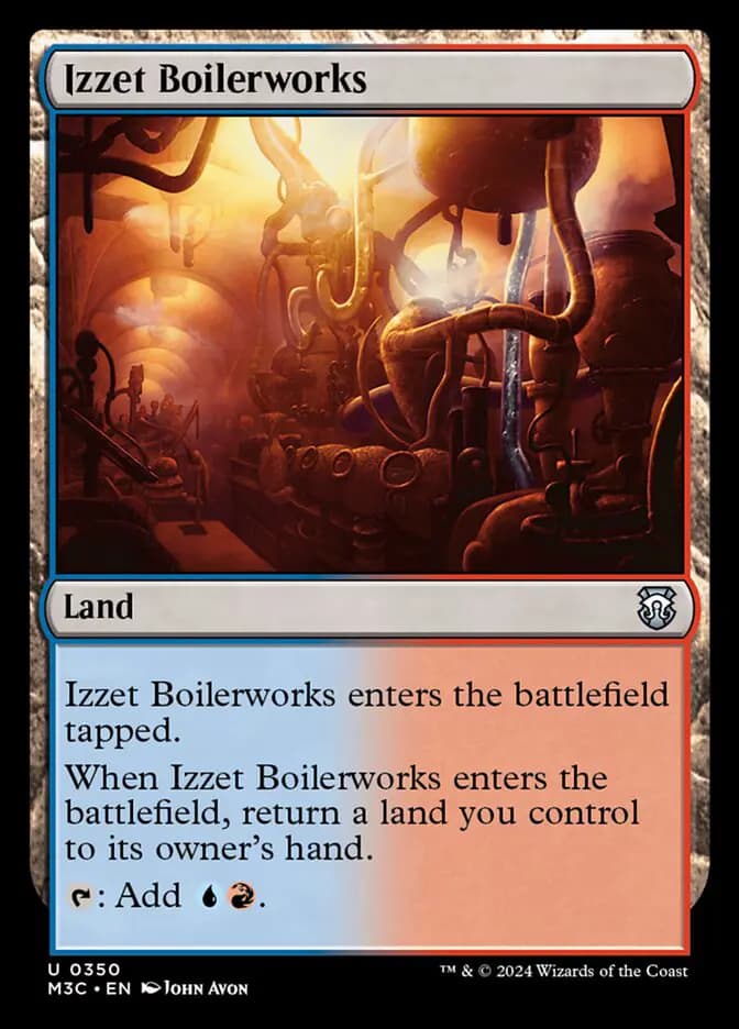 Card image of Izzet Boilerworks