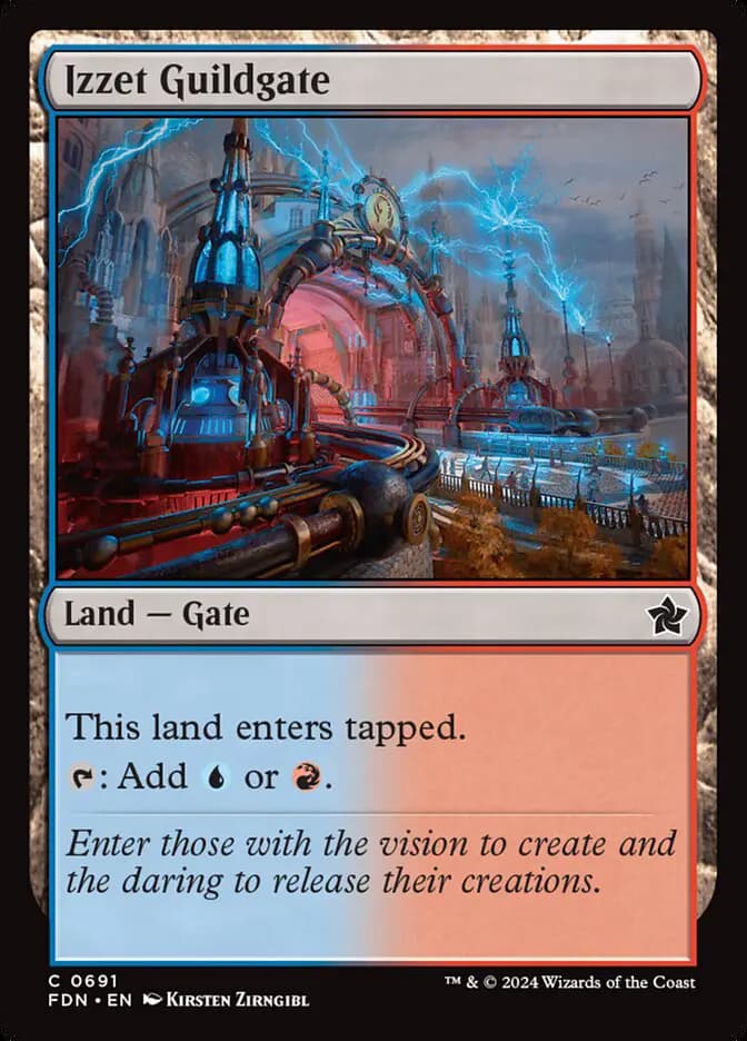 Card image of Izzet Guildgate