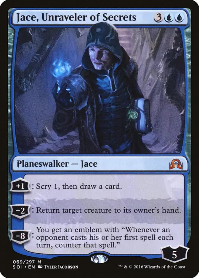 Card image of Jace, Unraveler of Secrets