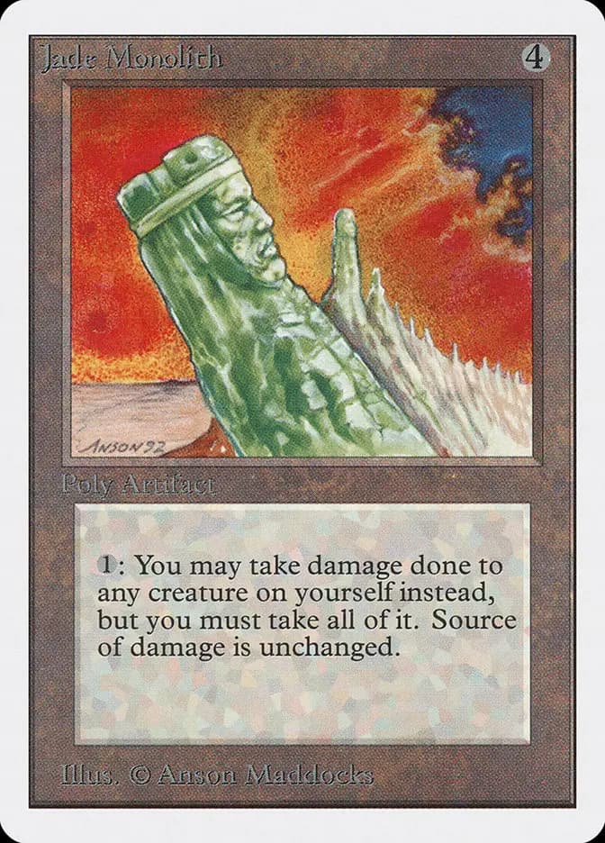 Card image of Jade Monolith