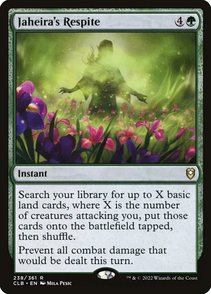 Card image of Jaheira's Respite