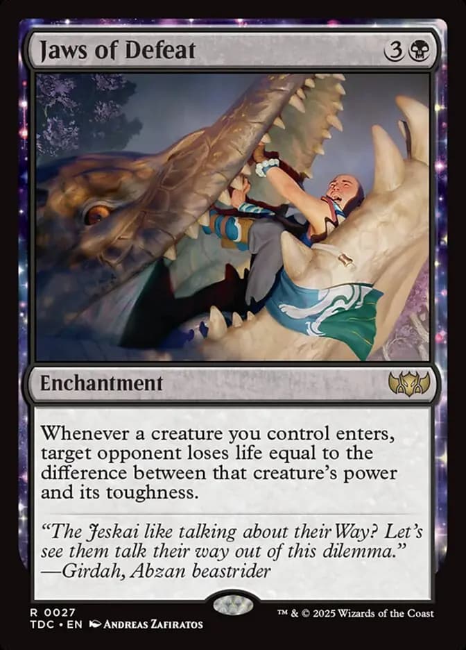 Card image of Jaws of Defeat