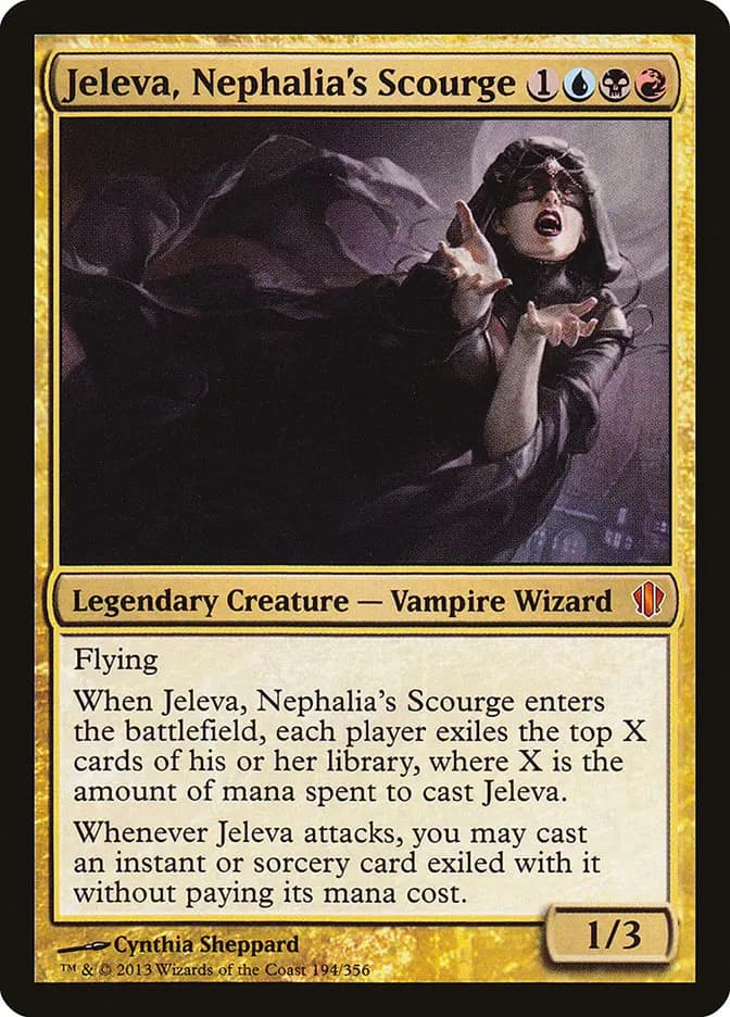 Card image of Jeleva, Nephalia's Scourge