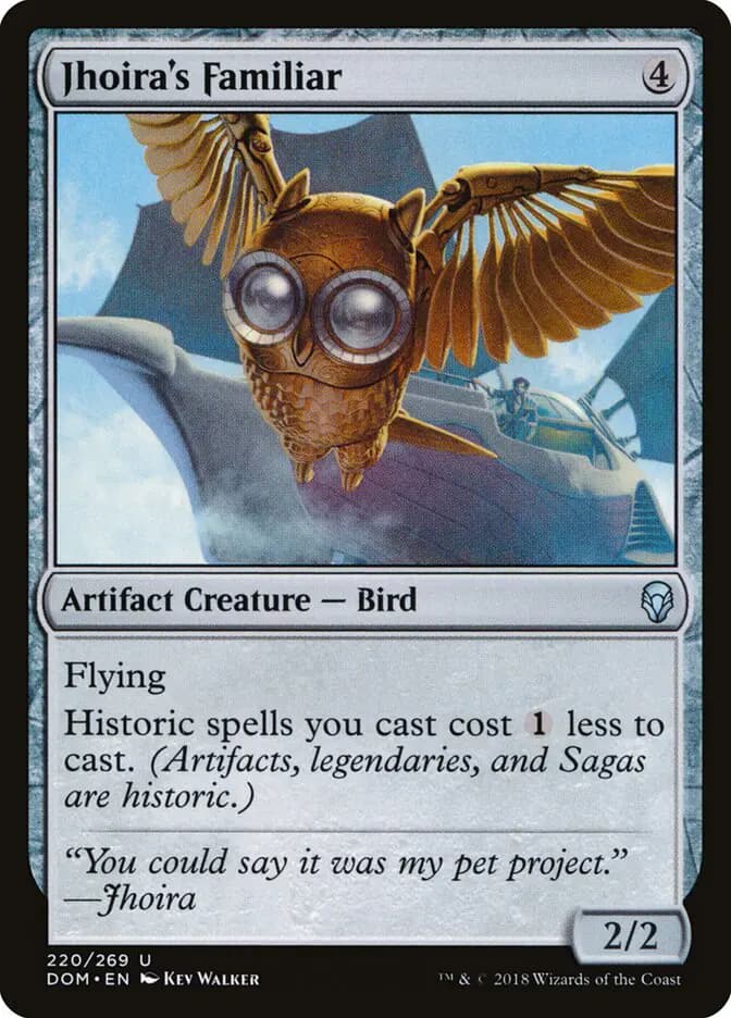 Card image of Jhoira's Familiar
