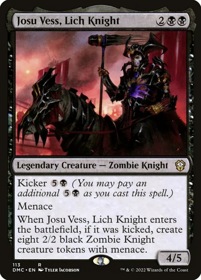 Card image of Josu Vess, Lich Knight