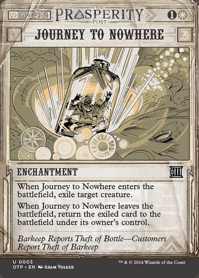 Card image of Journey to Nowhere