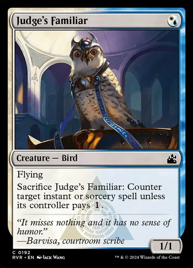 Card image of Judge's Familiar