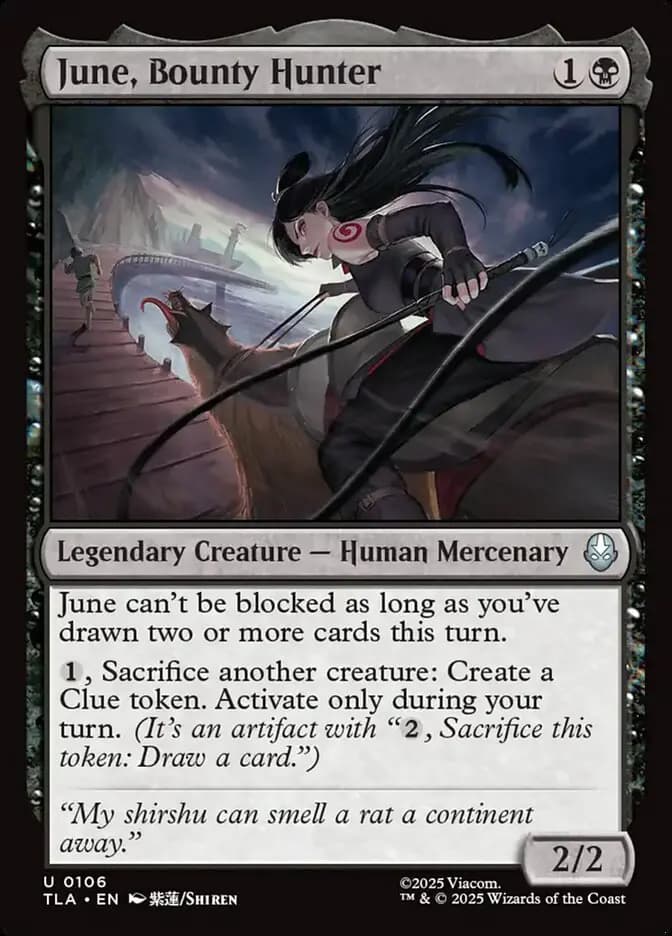 Card image of June, Bounty Hunter